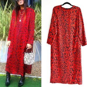 Zara Leopard Print Dress